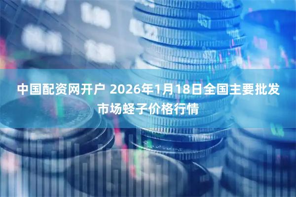 中国配资网开户 2026年1月18日全国主要批发市场蛏子价格行情